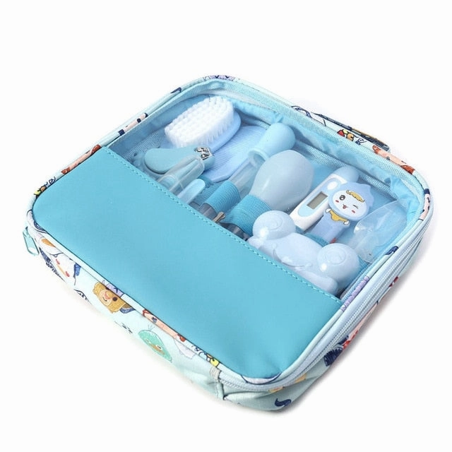 13Pcs/Set Newborn Baby Kids Nail Hair Health Care Thermometer Grooming Brush Kit May21-D