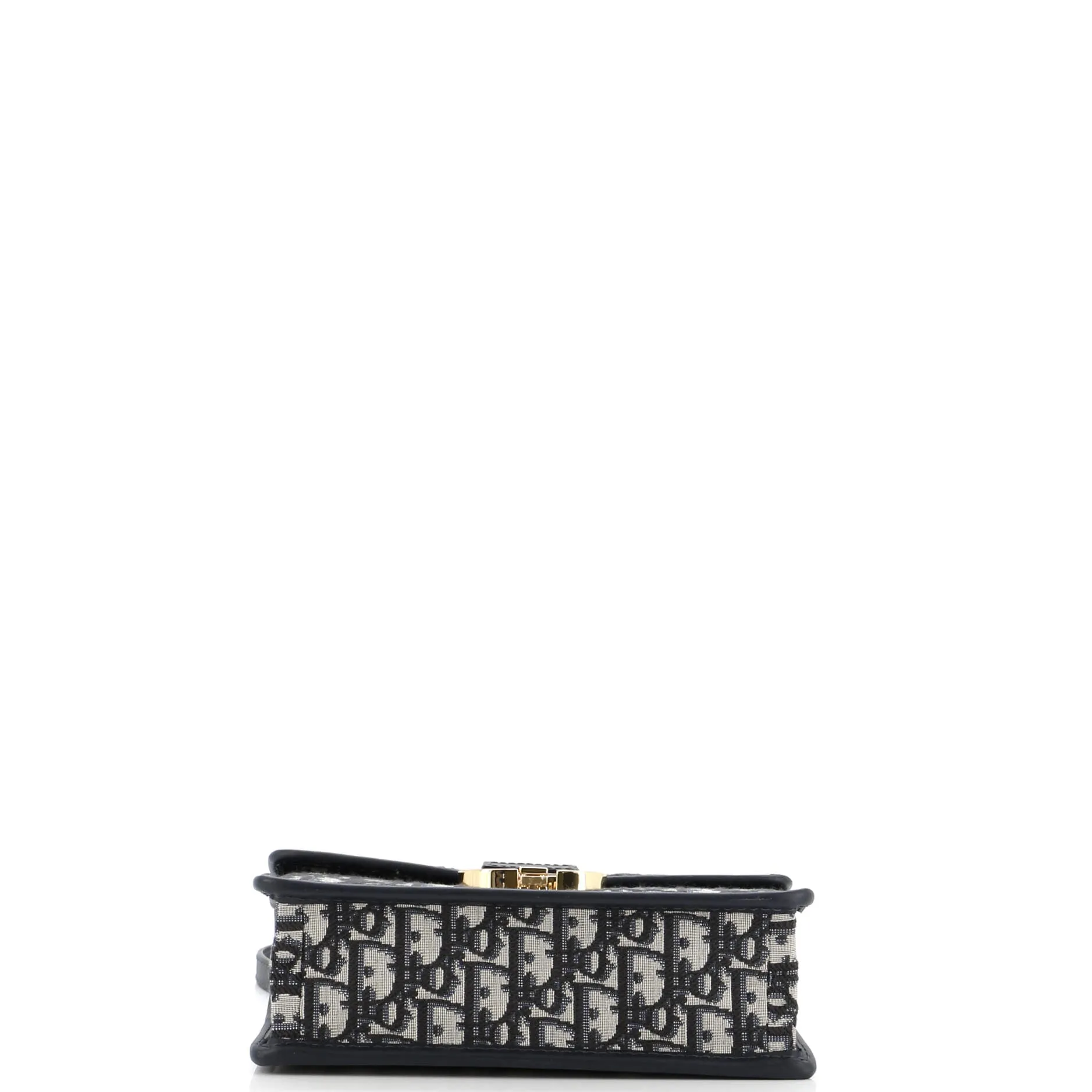 30 Montaigne Chain Flap Bag Oblique Canvas East West