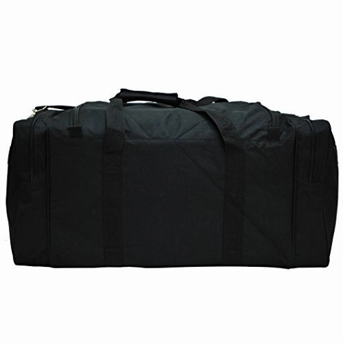 30-Inch Two-Tone Sports Duffel Bag/Travel Duffel/ In 3 Colors (Black/Blue)