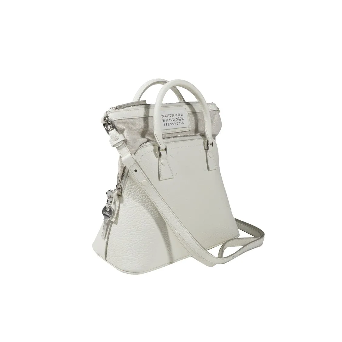 5Ac Medium White Crossbody Bag