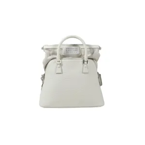 5Ac Medium White Crossbody Bag
