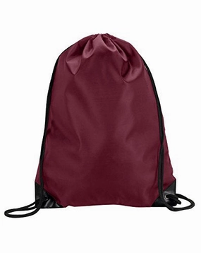 8886 Ultraclub Value Drawstring Pack - Maroon - One