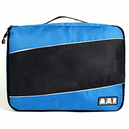 8 Set Packing Cubes, Travel Luggage Bags Organizers Mixed Color Set(rose/blue)