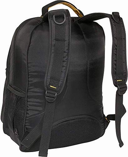 A.Saks Expandable Lightweight Nylon Computer Backpack in Black