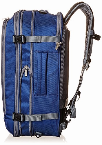 Amazonbasics Carry-On Travel Backpack, Navy