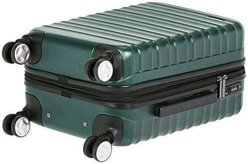 Amazonbasics Premium Hardside Spinner Luggage With Built-In Tsa Lock - 20-Inch Carry-On, Green