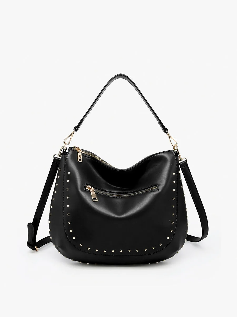 Aurelia Vegan Studded Hobo