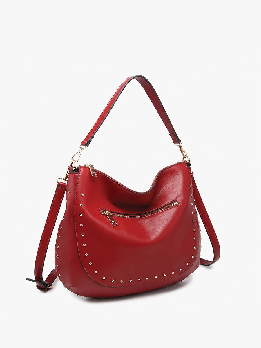 Aurelia Vegan Studded Hobo