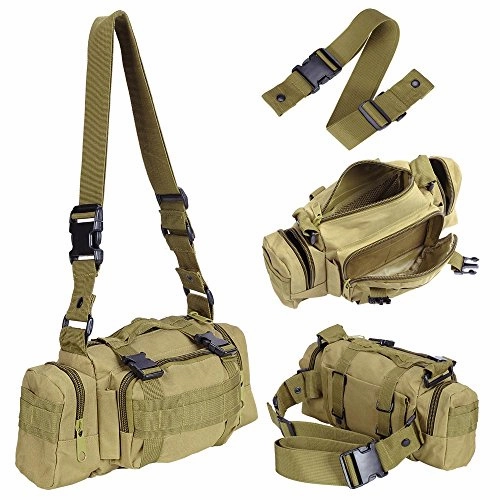 Aw Mud Color Waterproof Camping Bag 23X19X5.5" Oxford Nylon Backpack Travel Military Tactical