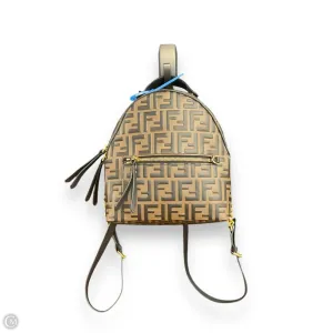 Backpack Luxury Designer By Fendi, Size: Small