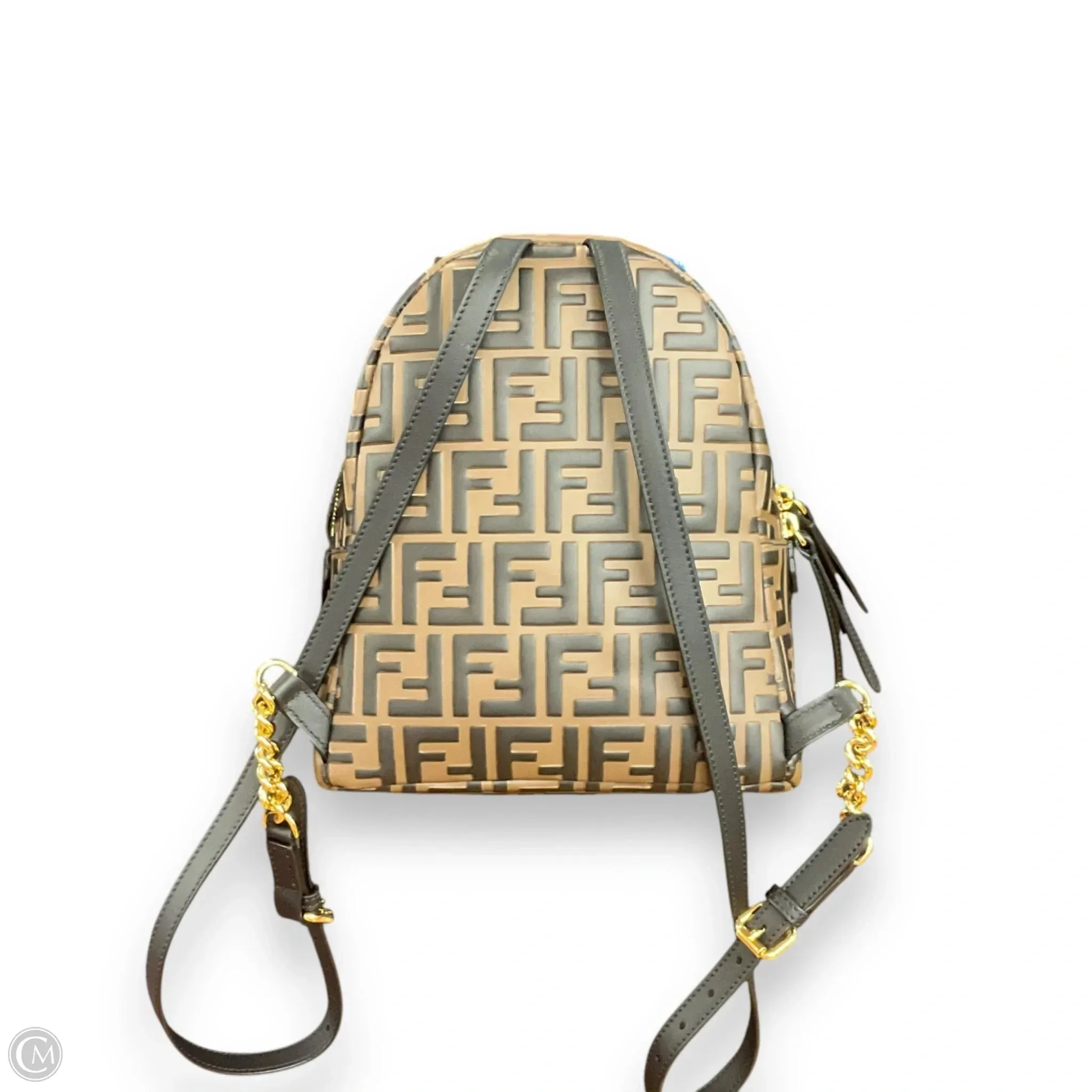 Backpack Luxury Designer By Fendi, Size: Small