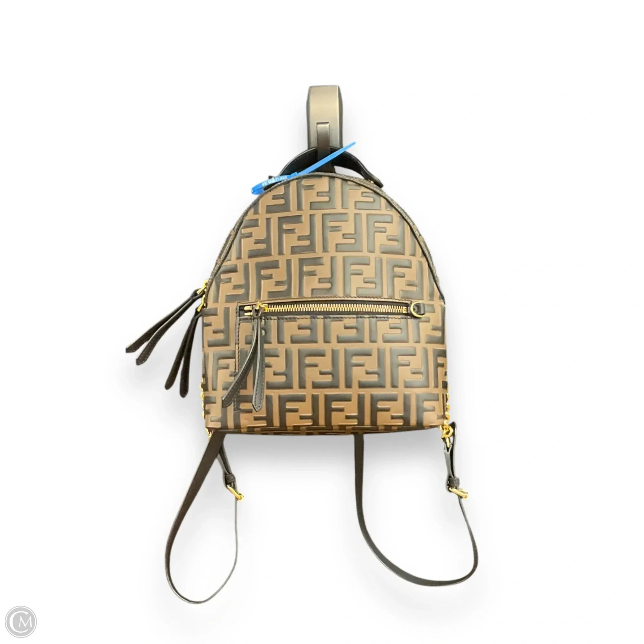 Backpack Luxury Designer By Fendi, Size: Small
