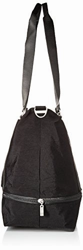 Baggallini Expandable Carry on Duffel, black/charcoal