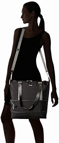 Baggallini Expandable Carry on Duffel, black/charcoal