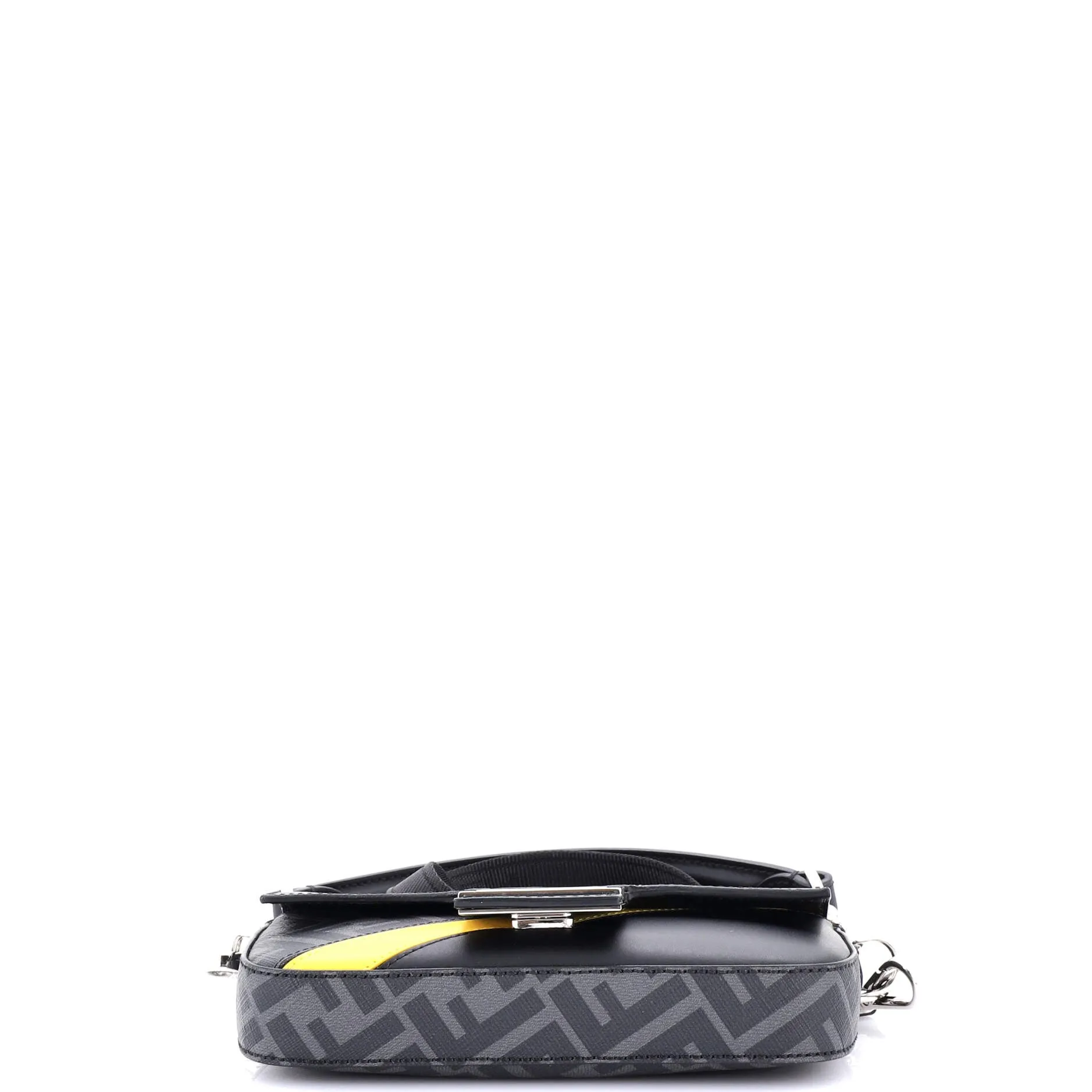 Baguette NM Bag Zucca Coated Canvas and Leather Mini