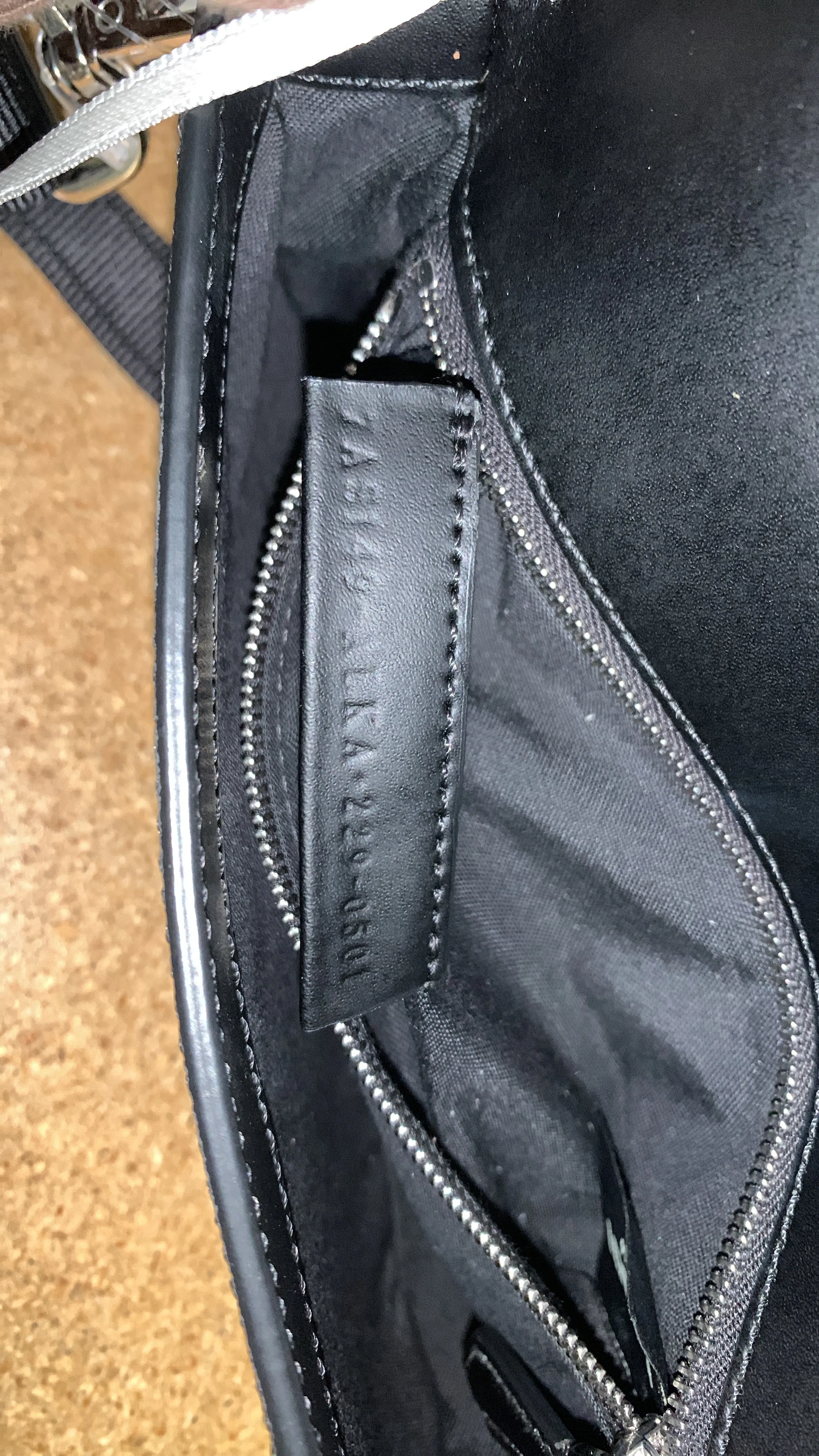 Baguette NM Bag Zucca Coated Canvas and Leather Mini