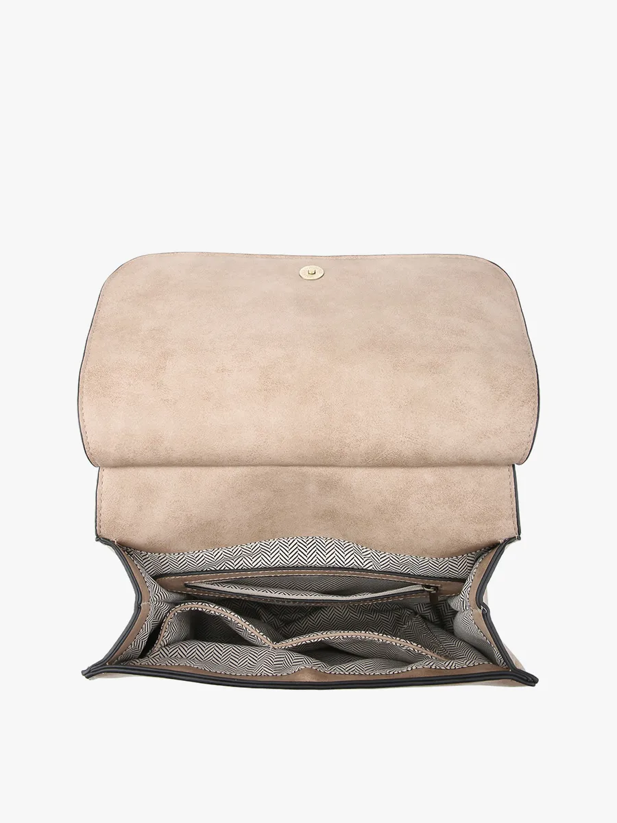 Bailey Vegan Contrast Crossbody