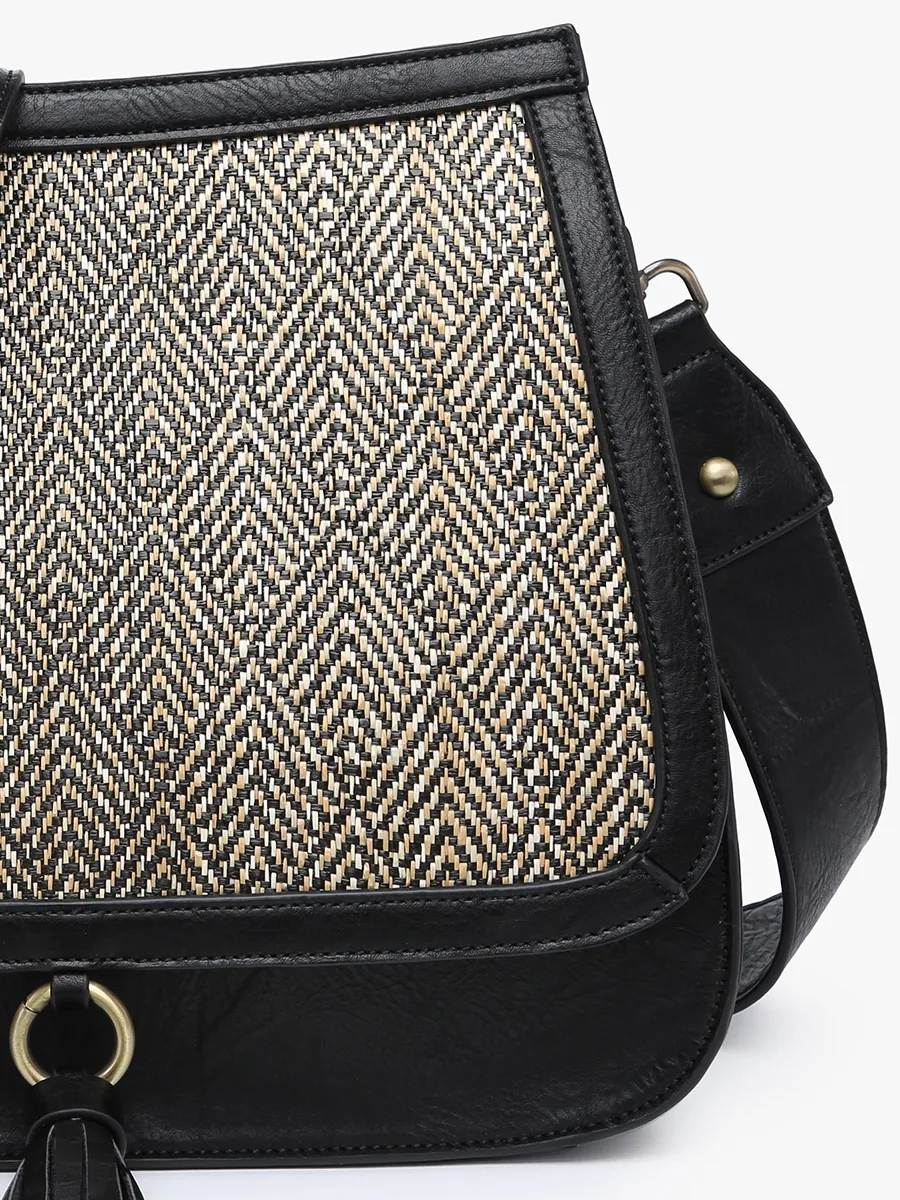 Bailey Vegan Contrast Crossbody