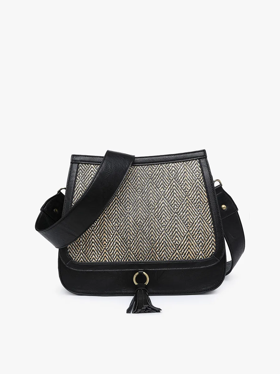 Bailey Vegan Contrast Crossbody