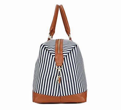 Baosha Hb-14 Canvas Travel Tote Duffel Bag Carry On Weekender Overnight Bag Oversized For Women And