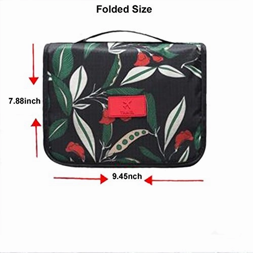 Belivo Hanging Toiletry Bag Travel Organizer Cosmetic Bag for Women Makeup and for Men Shaving