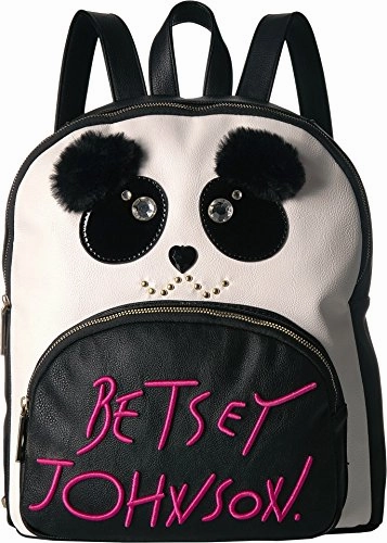 Betsey Johnson Women's Kitsch Backpack Black/White One Size