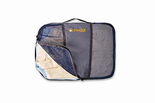 Biaggi Zipcubes- 3 Packing Cubes and Laundry/Shoe Bag - Large - As Seen on Shark Tank