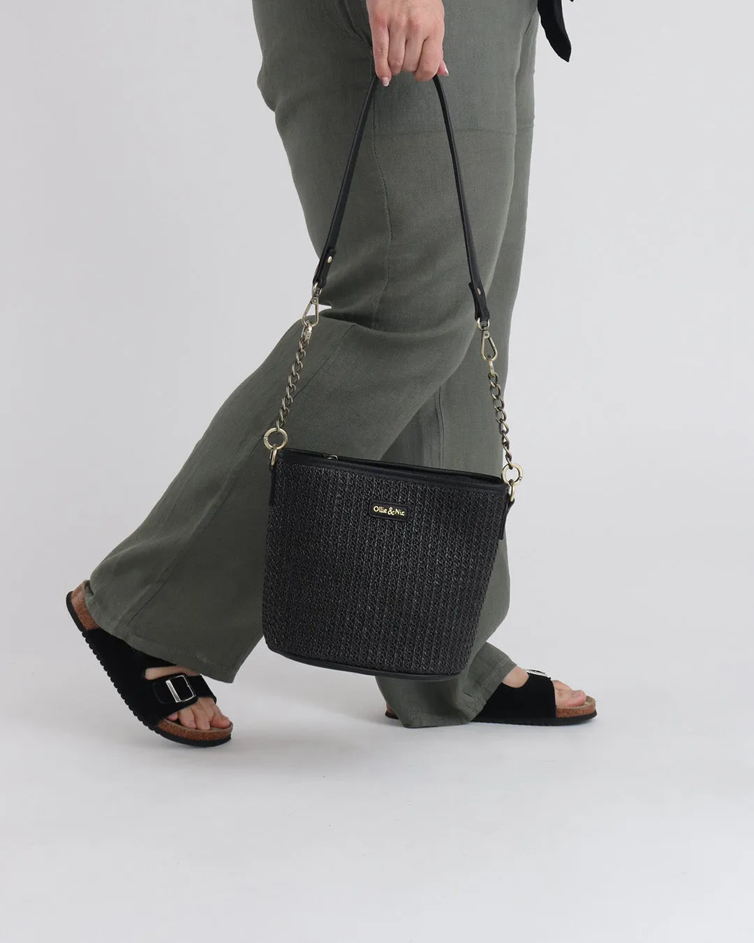 Billie Mini Bucket Bag - Black