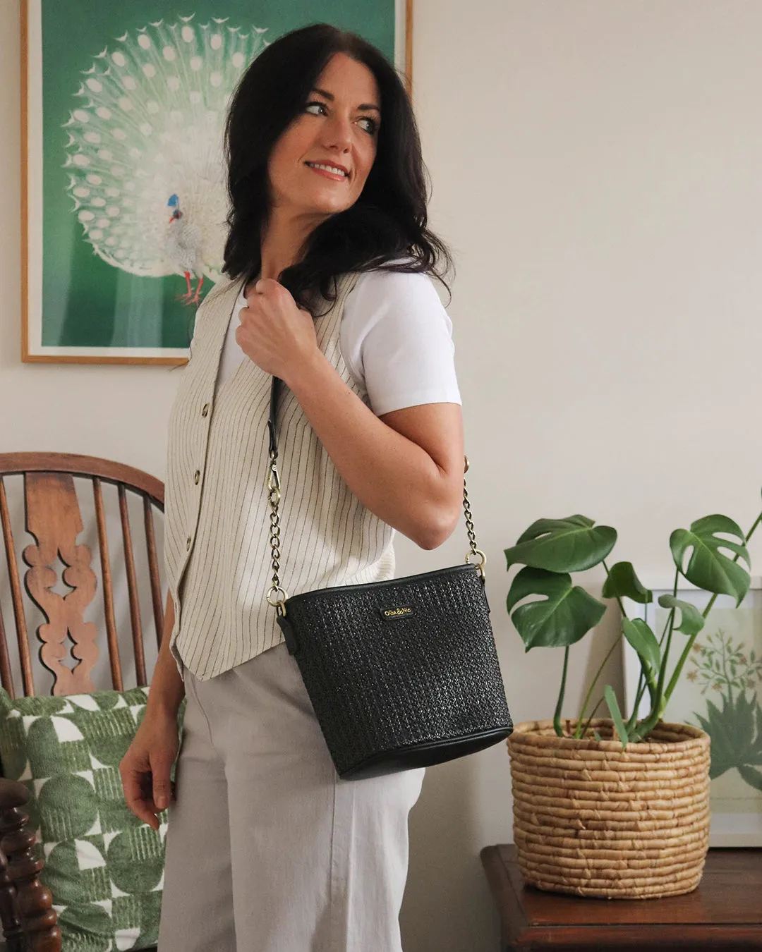 Billie Mini Bucket Bag - Black