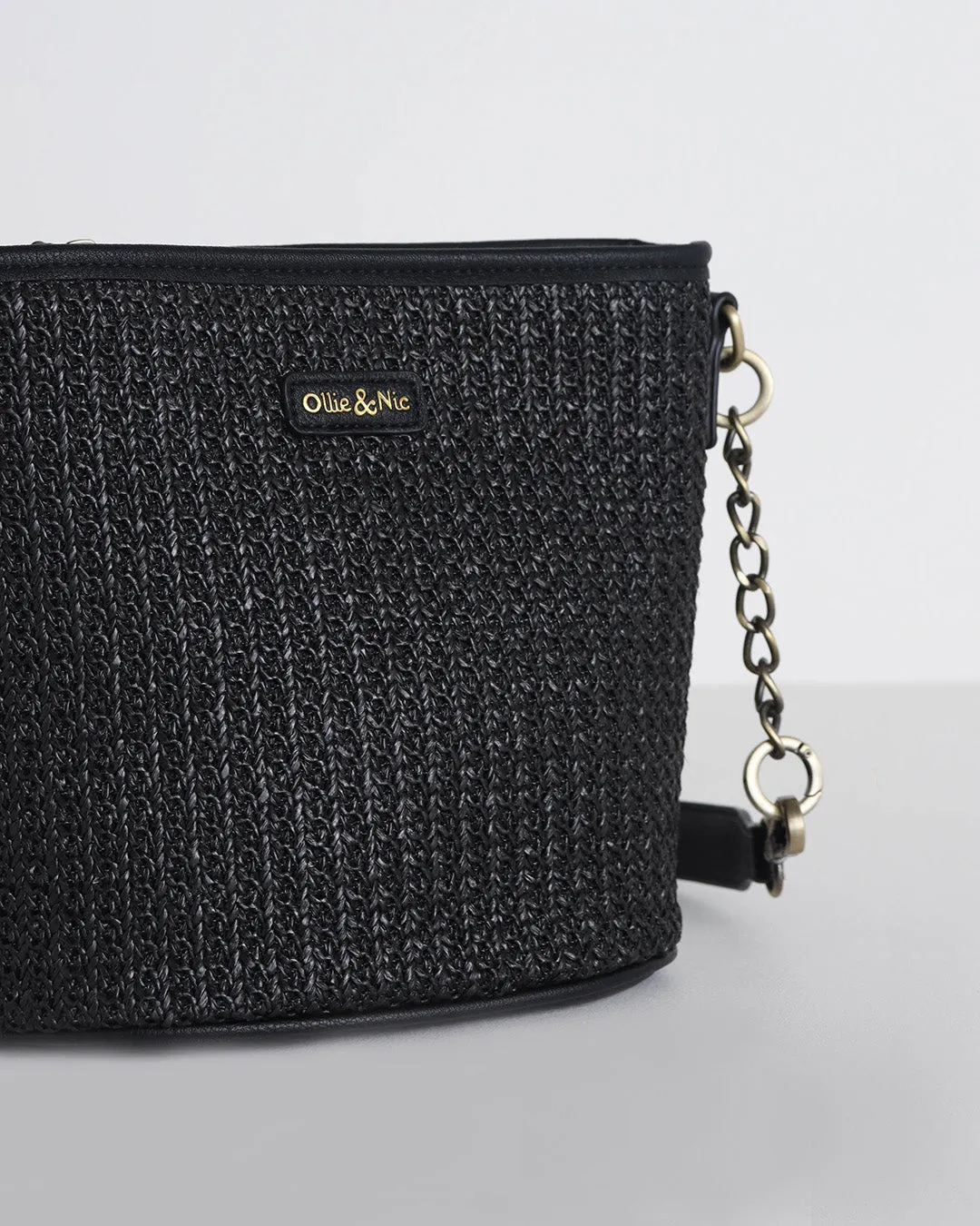 Billie Mini Bucket Bag - Black