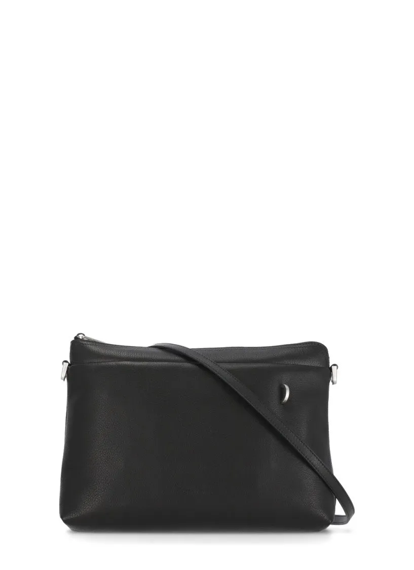 Black Leather Shoulder Bag