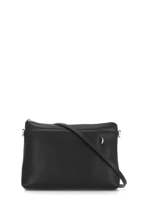 Black Leather Shoulder Bag