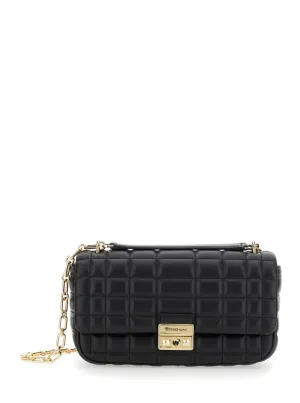 Black Tribeca Lg Conv Chain Shoulder Bag
