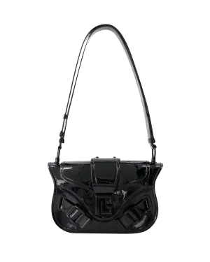 Blaze Shoulder Bag - Balmain - Leather - Black