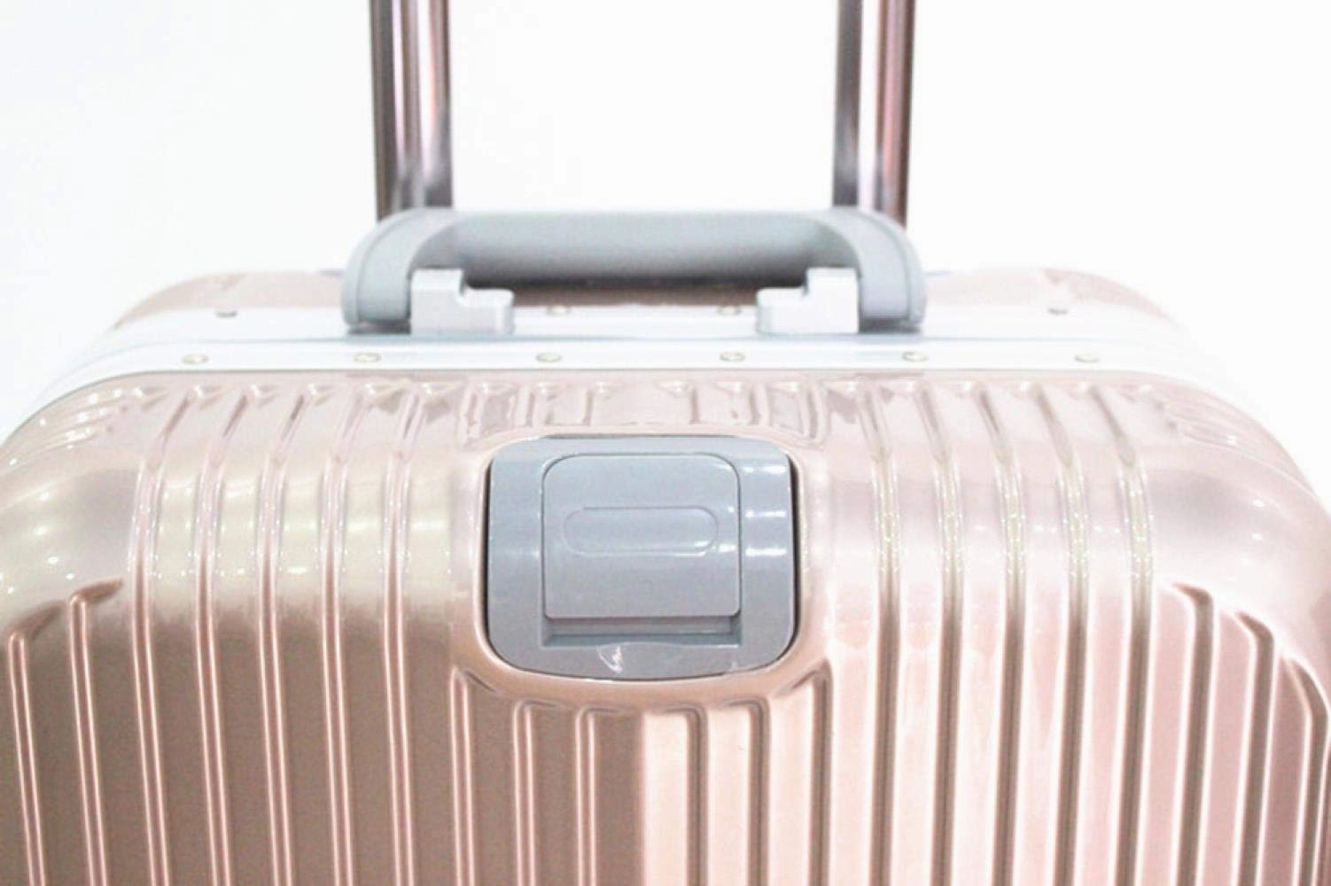 Boarding Suitcase, Wear-Resistant Trolley Case 20 Inch 24 Inch Zipper Suitcase, Checked Suitcase, Black, 24"