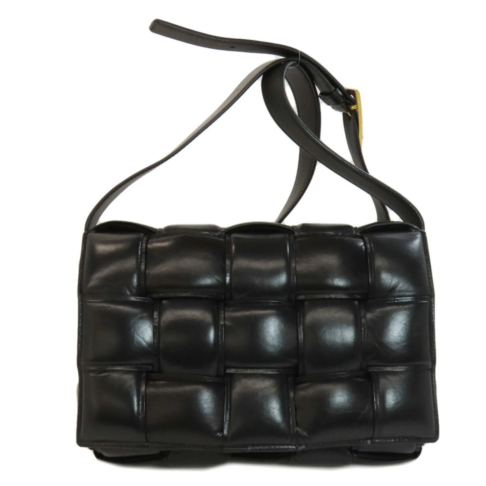 Bottega Veneta Cassette Leather Shoulder Bag (Pre-Owned)