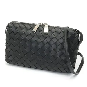 Bottega Veneta Intrecciato Leather Shoulder Bag (Pre-Owned)