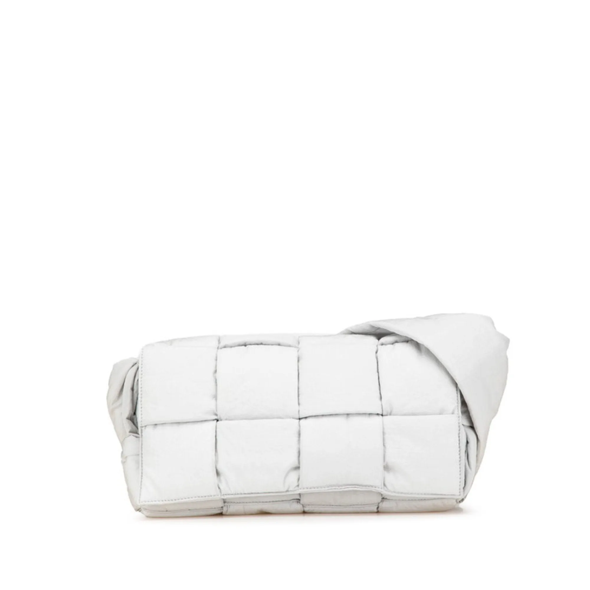 Bottega Veneta ivory Nylon Shoulder Bag (Pre-Owned)
