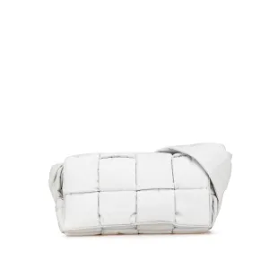 Bottega Veneta ivory Nylon Shoulder Bag (Pre-Owned)