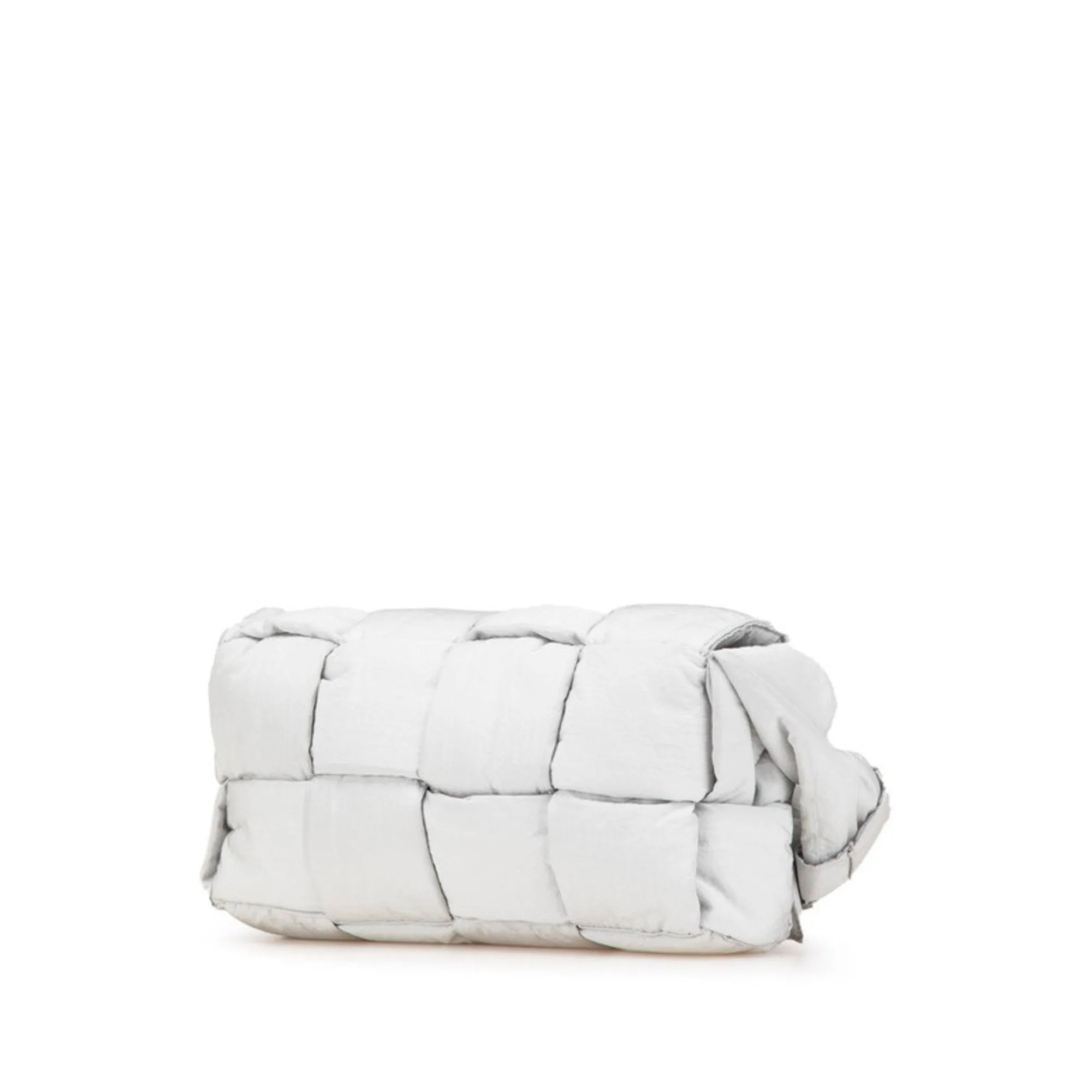 Bottega Veneta ivory Nylon Shoulder Bag (Pre-Owned)