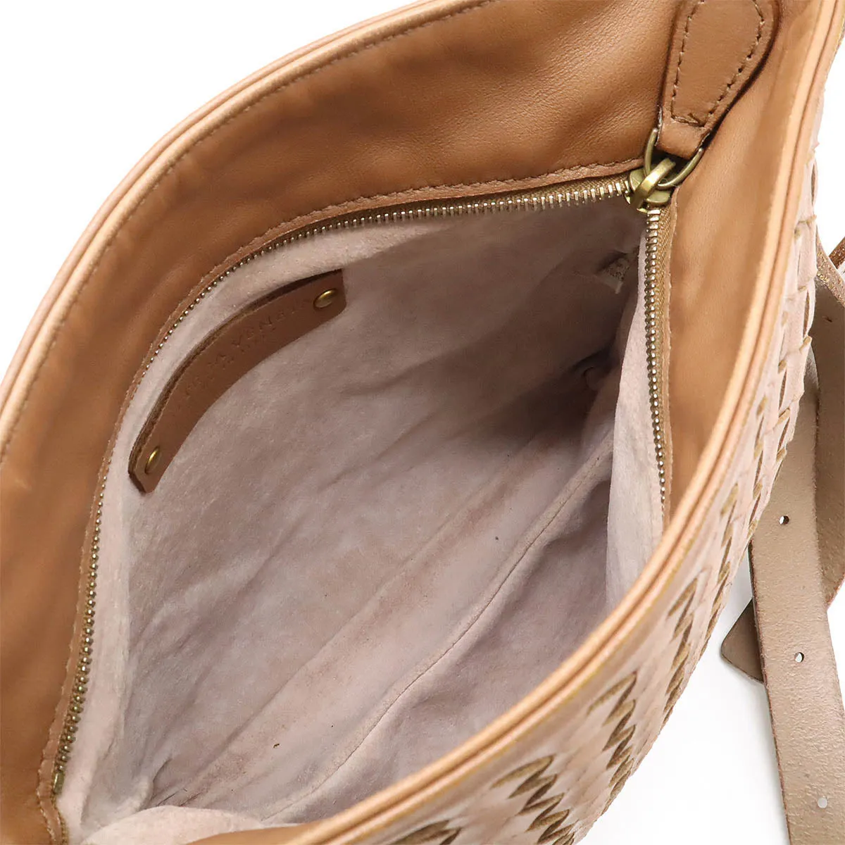 Bottega Veneta Leather Intrecciato Cutwork Shoulder Bag