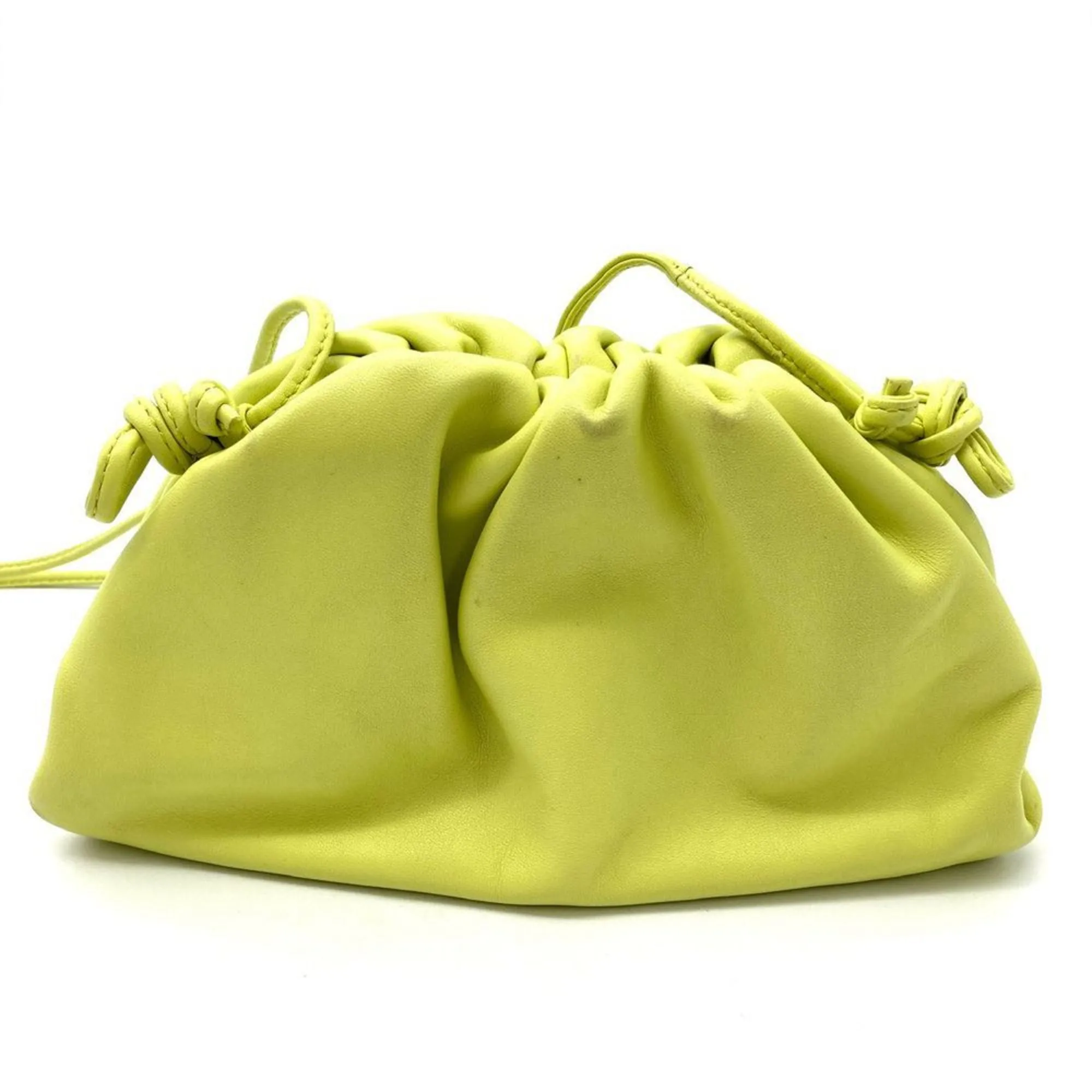 Bottega Veneta Leather Pochette Pouch Shoulder Bag (Pre-Owned)