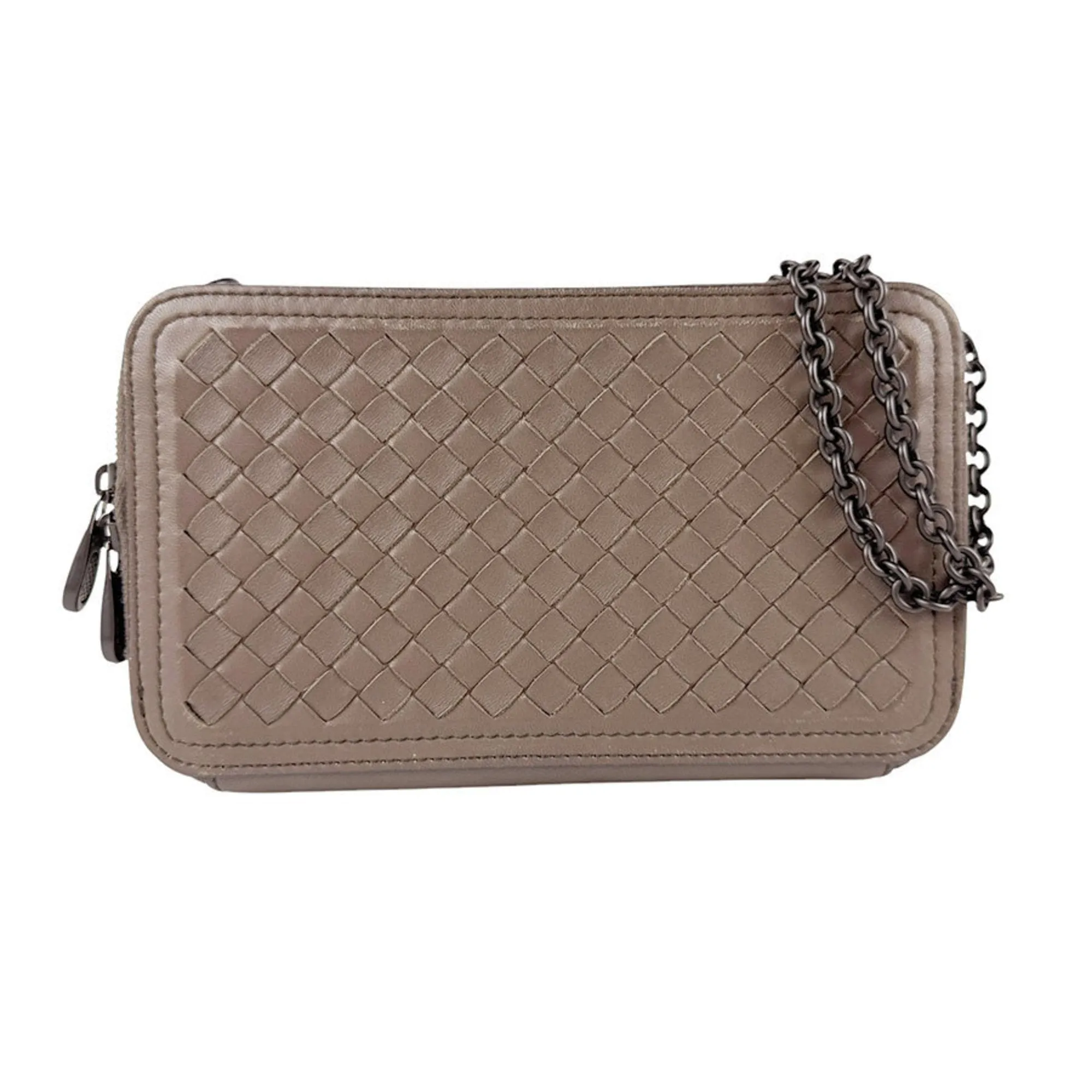 Bottega Veneta Leather Shoulder Bag (Pre-Owned)