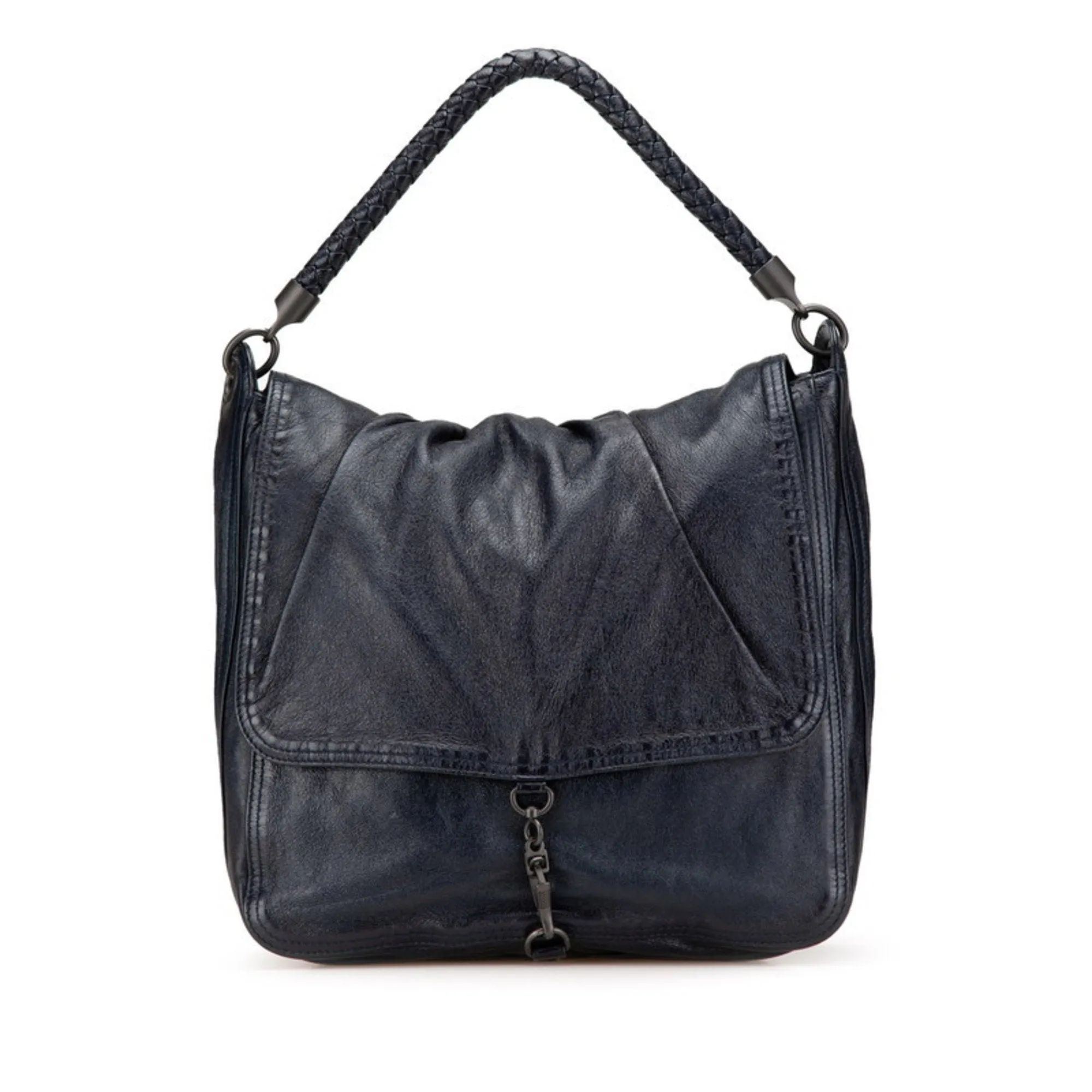 Bottega Veneta Leather Shoulder Bag (Pre-Owned)