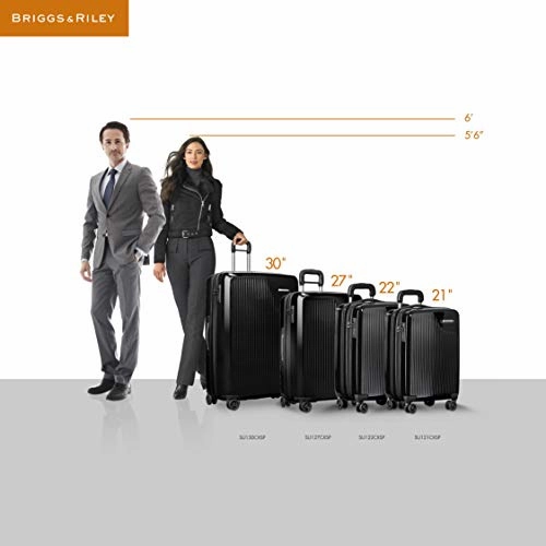 Briggs & Riley Sympatico Carry-On Cx Spinner, Black