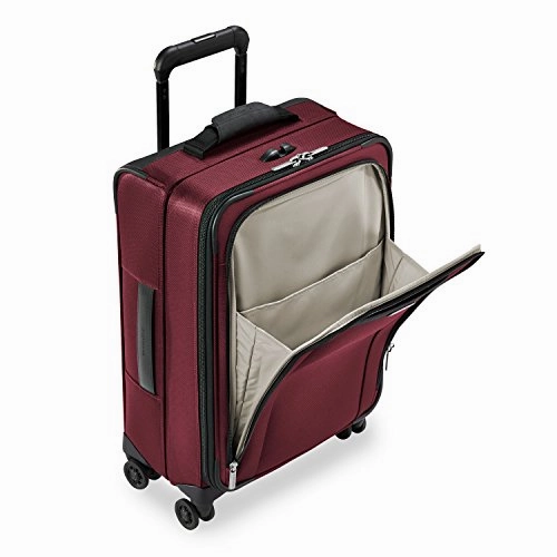 Briggs & Riley Transcend Tall Carry-On Expandable Spinner, Merlot