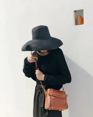 Brown LEATHER Stylish WOMEN Handbag Purse SHOULDER BAG Purse FOR WOMEN