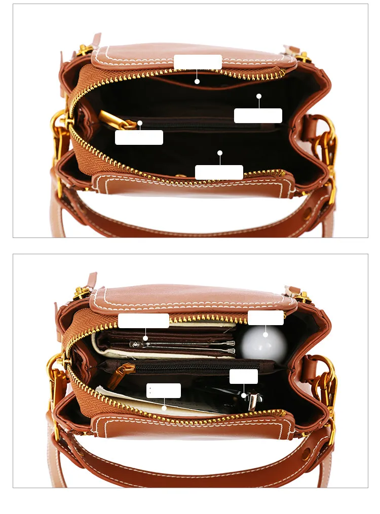 Brown LEATHER Stylish WOMEN Handbag Purse SHOULDER BAG Purse FOR WOMEN