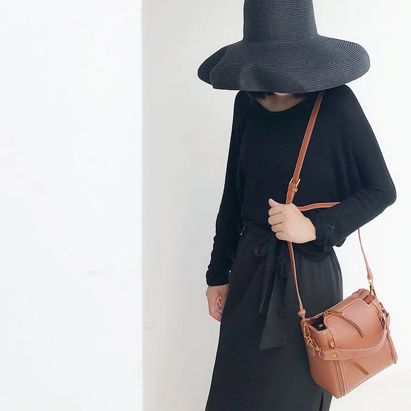 Brown LEATHER Stylish WOMEN Handbag Purse SHOULDER BAG Purse FOR WOMEN