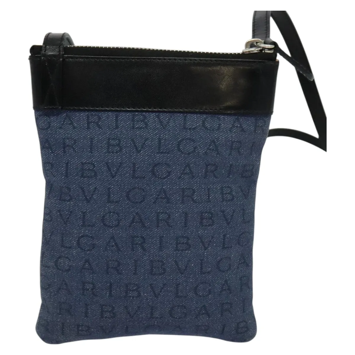 Bulgari Logo Mania  - Jeans Shoulder Bag (Pre-Owned)